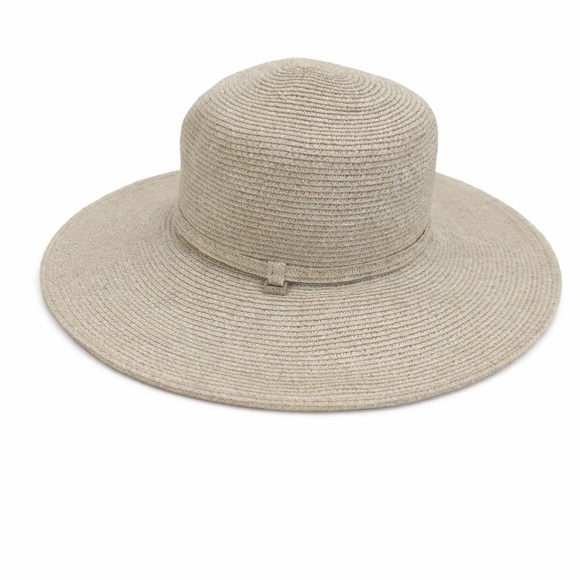 Nine West Accessories - Nine West Elegant Soft White Straw Sun Hat – Chic Summer Boho Beach Style